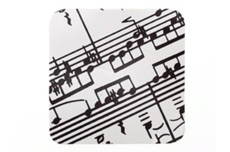 Sheet Music Coasters Square by AIM Gifts