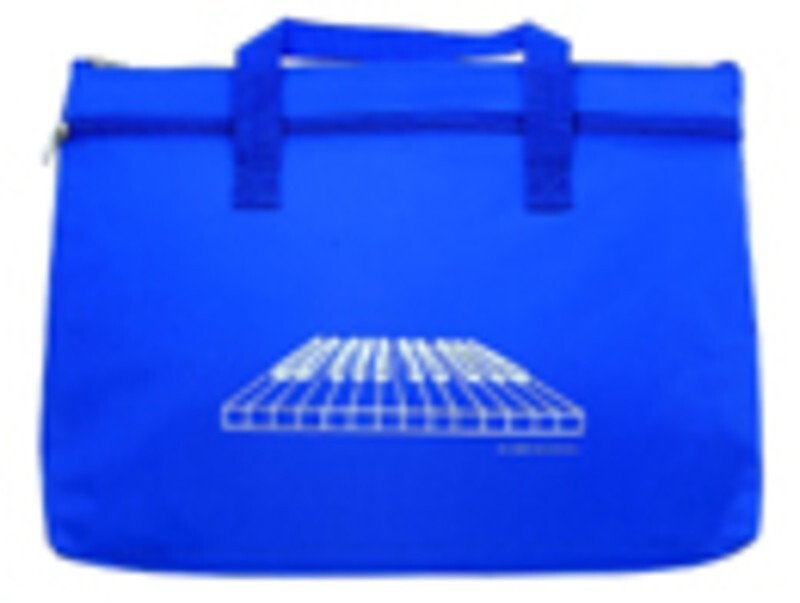 Double Zipper Portfolio Keyboard Royal Blue