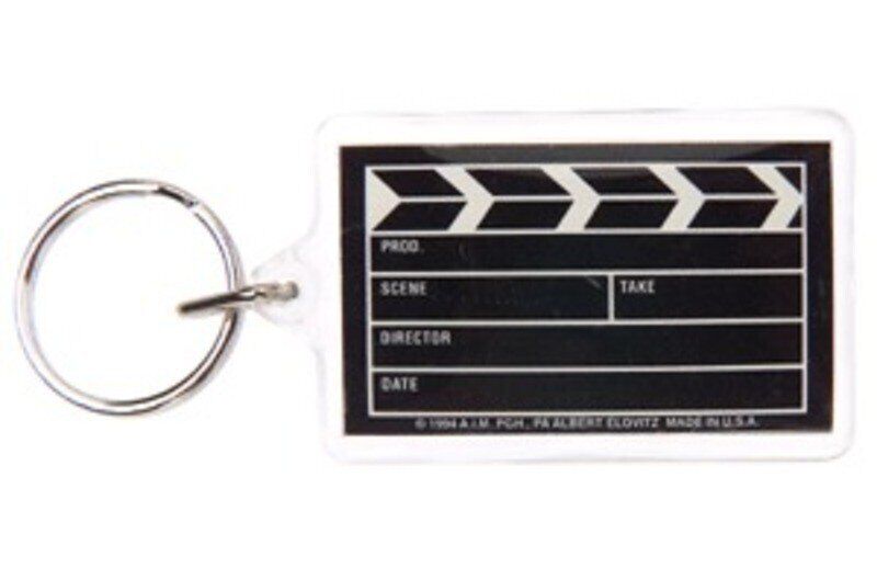Acrylic Clapboard Keychain