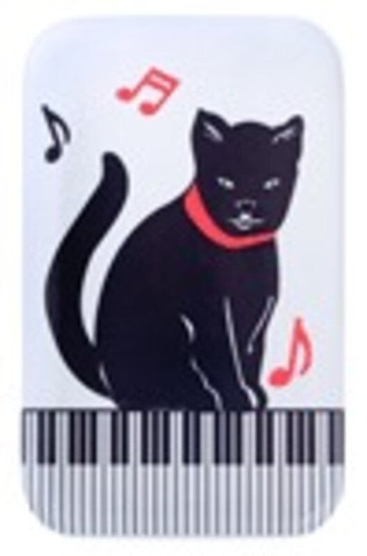 Metal Magnet Kitten On Keyboard