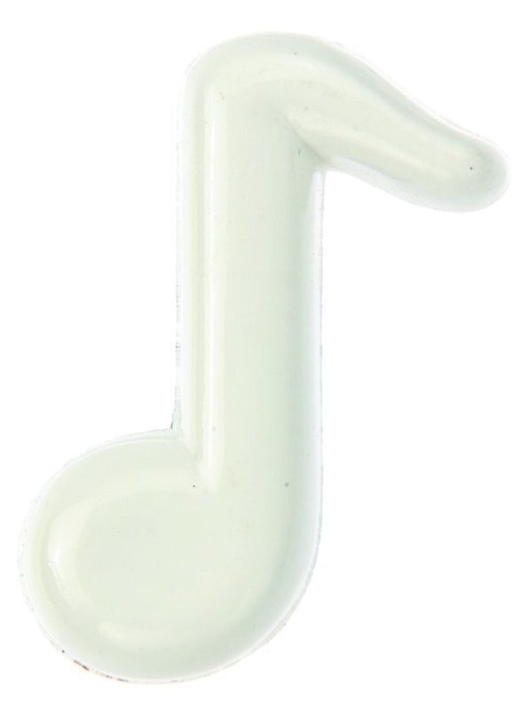 Plastic Pin 8th Note Assorted Colors