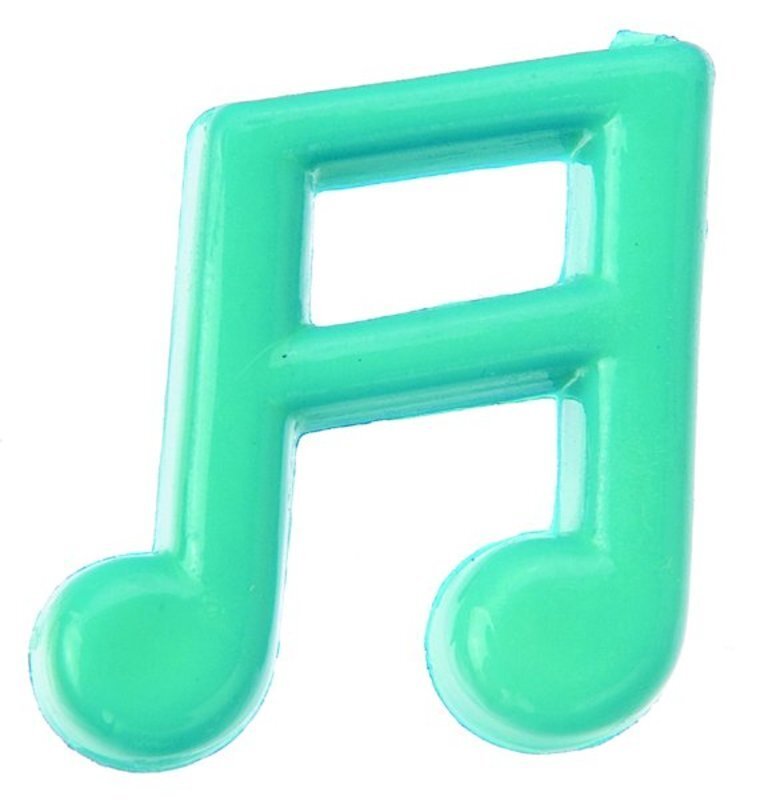 Plastic Pin 16th Note Assorted Colors