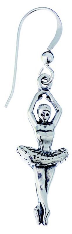 Sterling Silver Earring Ballet Dancer