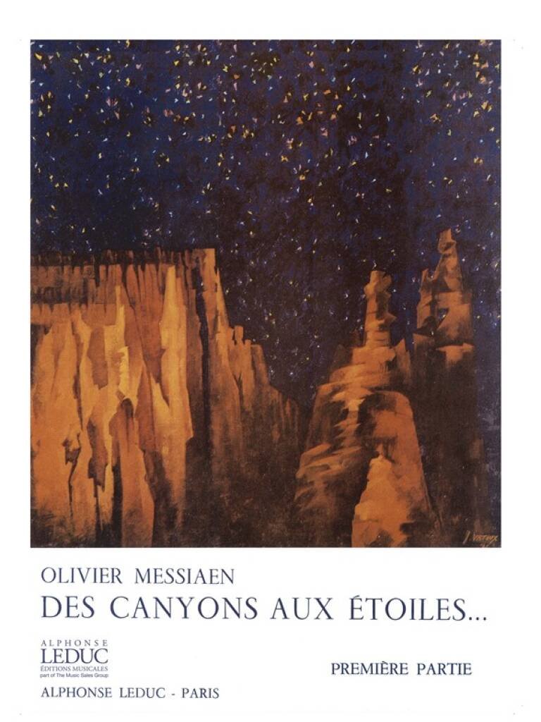 Messiaen Des Canyons Aux Etoiles Part 1 Full Score 152 Pages Alphonse Leduc