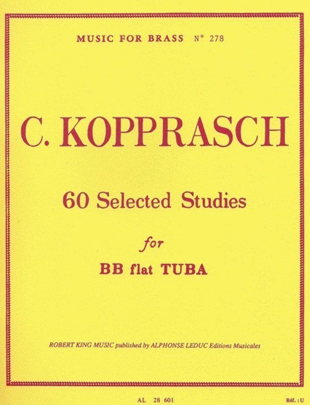 60 Selected Studies for Bb Flat Tuba by Georg Kopprasch