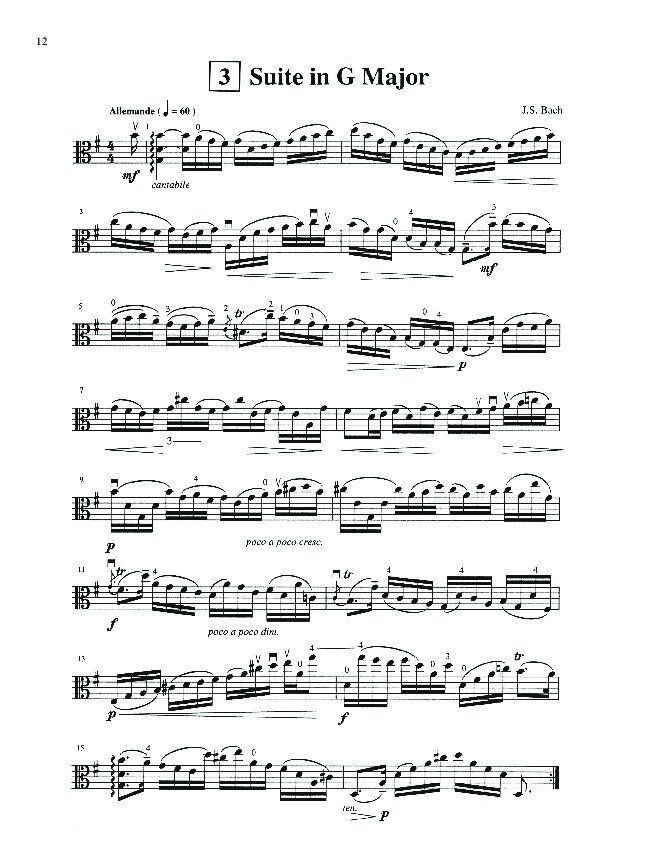 Suzuki Viola School Vol. 6 Viola Part by Dr. Shinichi Suzuki - Alfred Music, 36 pages, International Edition, Federation Festivals 2020-2024 selection — view 4