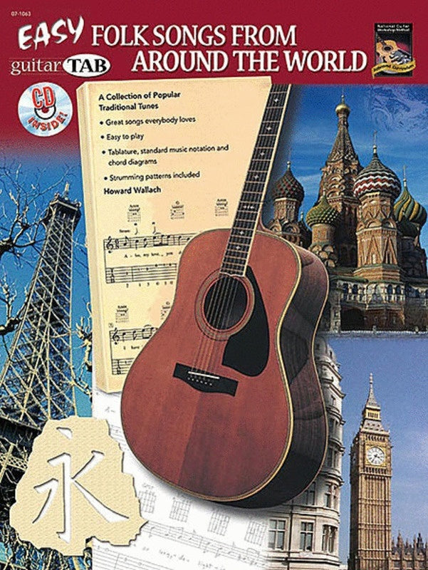 Easy Folk Songs From Around The World Book/CD