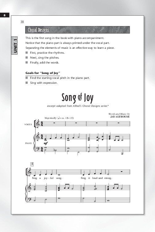 Sing at First Sight Level 1 Choral Curriculum by Andy Beck, Brian Lewis, Karen Farnum Surmani, 96 Pages, Alfred Music — view 5