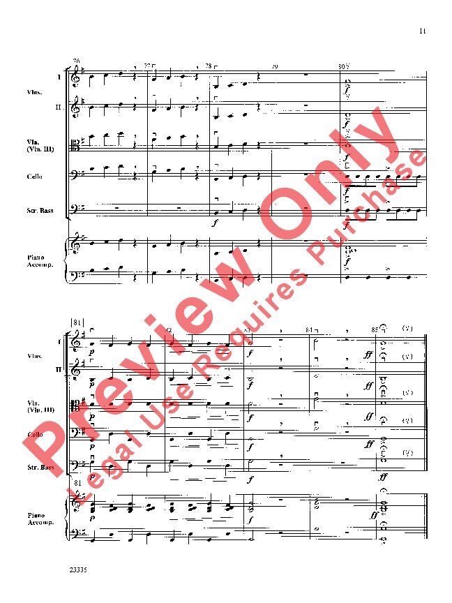 William Tell Overture String Orchestra Arrangement by Richard Meyer — view 4