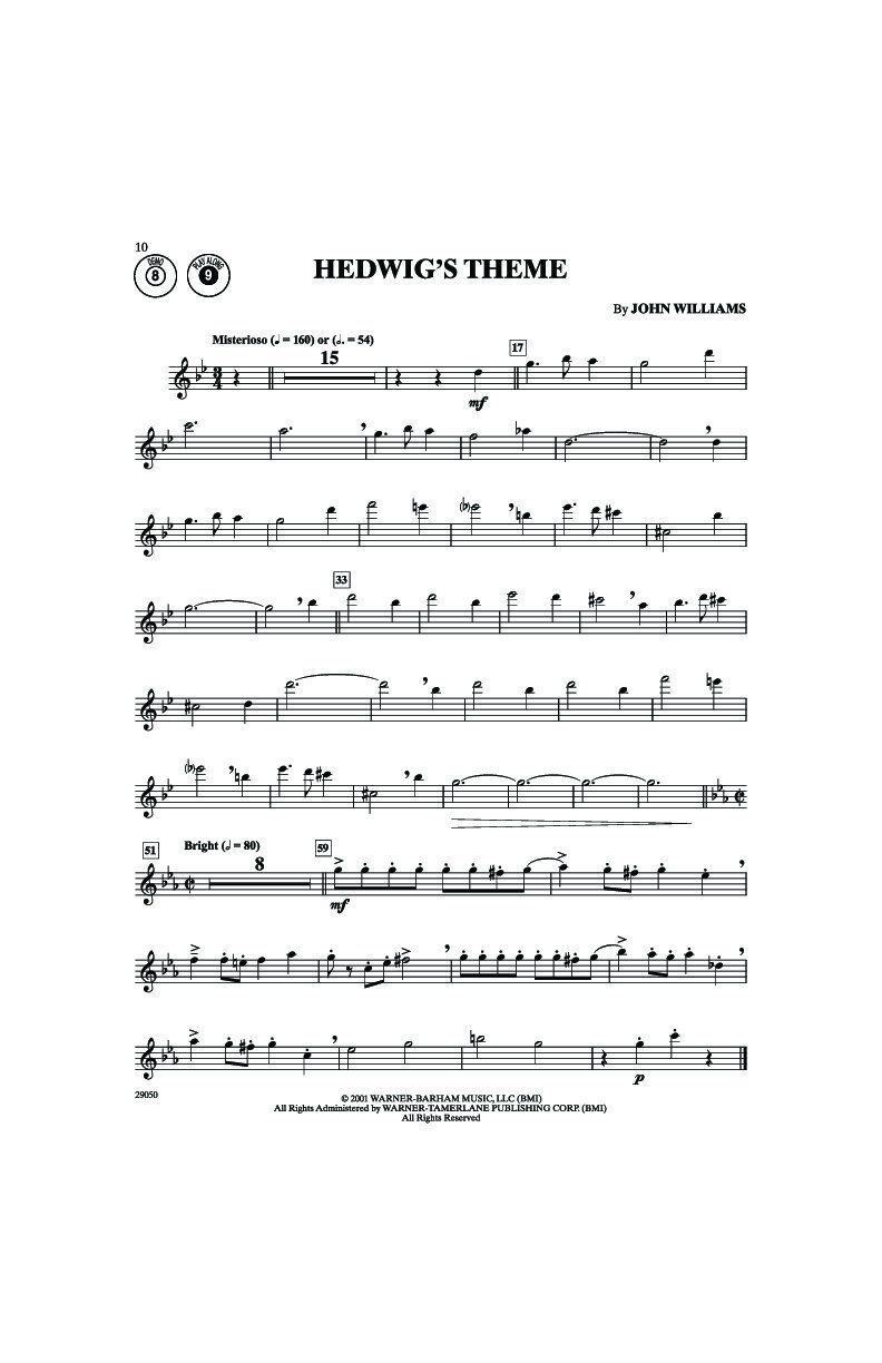 Harry Potter Instrumental Solos for Flute - Movies 1-5 Music Book with Play-Along Recording — view 4