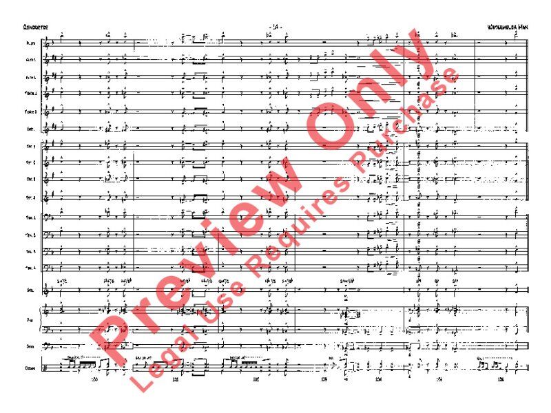Watermelon Man Jazz Ensemble Arrangement by Mike Kamuf — view 5