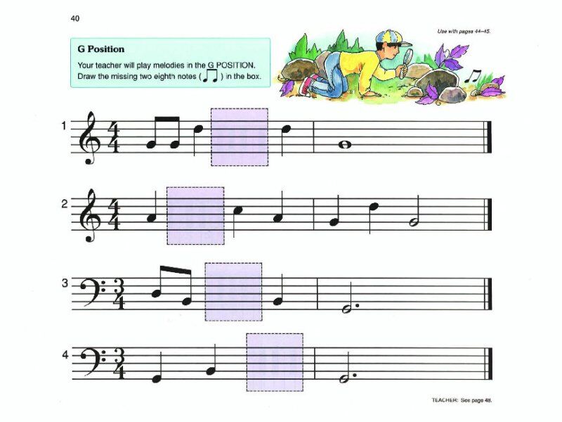 Alfred's Basic Piano Prep Course Activity & Ear Training Level C — view 3