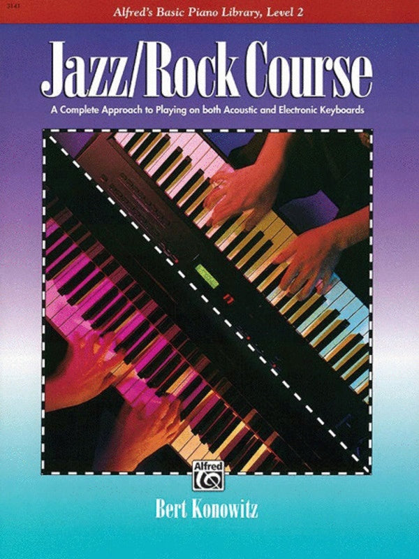 Alfred's Basic Piano Jazz Rock Course Level 2 Book