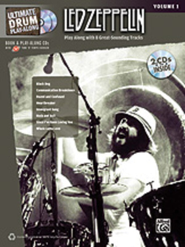 Led Zeppelin Ultimate Drum Playalong Vol 1 Softcover Book/CD