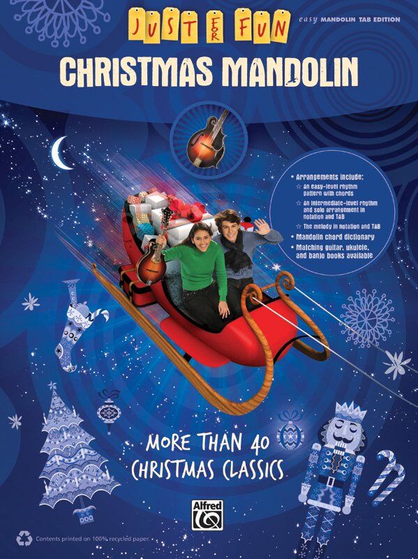 Just for Fun Christmas Mandolin Easy Tab by Alfred Music