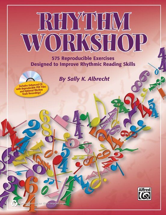 Rhythm Workshop 575 Reproducible Exercises Book with PDF and Online Audio