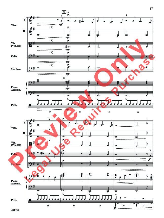 Selections from The Hobbit: An Unexpected Journey for String Orchestra, Arranged by Michael Story, 160 Pages, Alfred Music — view 5