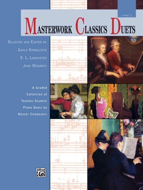 Masterwork Classics Duets Level 1 - Piano Duet Collection, 40 Pages, Alfred Music