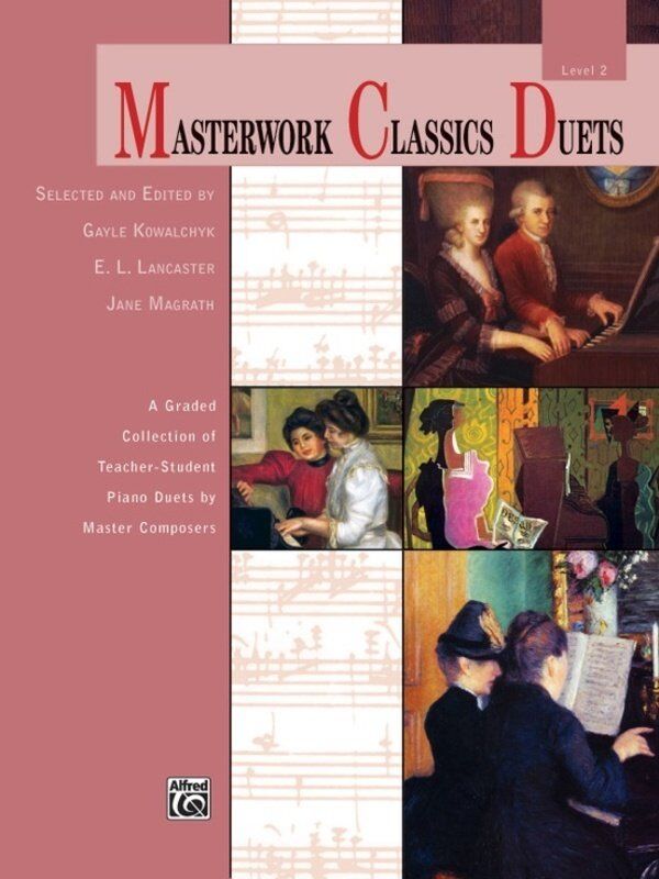 Masterwork Classics Duets Level 2 by Alfred Music - Piano Duet Collection, 48 Pages