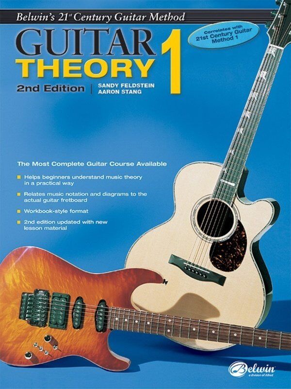 Belwin's 21st Century Guitar Theory 1 (2nd Edition) - Alfred Music, 32 Pages, Guitar Method, Music Notation & Tablature