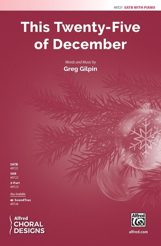 This Twenty Five Of December Satb Octavo