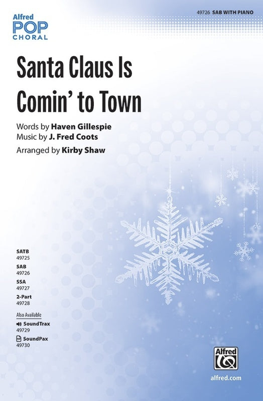 Santa Claus Is Comin To Town Sab Octavo