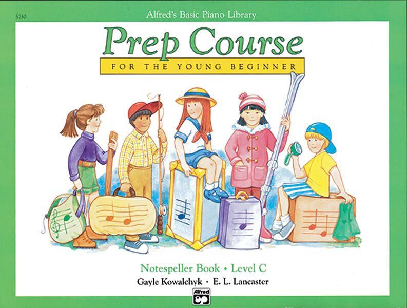 Alfred's Basic Piano Prep Course Notespeller Book Level C