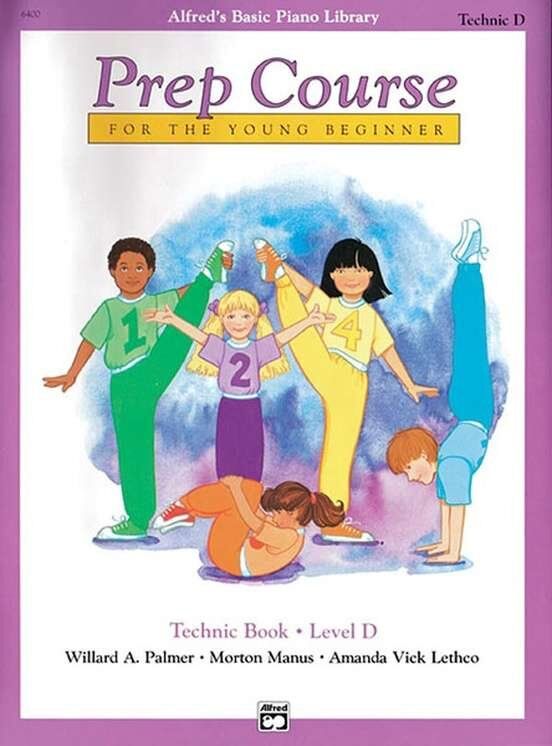 Alfred's Basic Piano Prep Course Technic Book Level D
