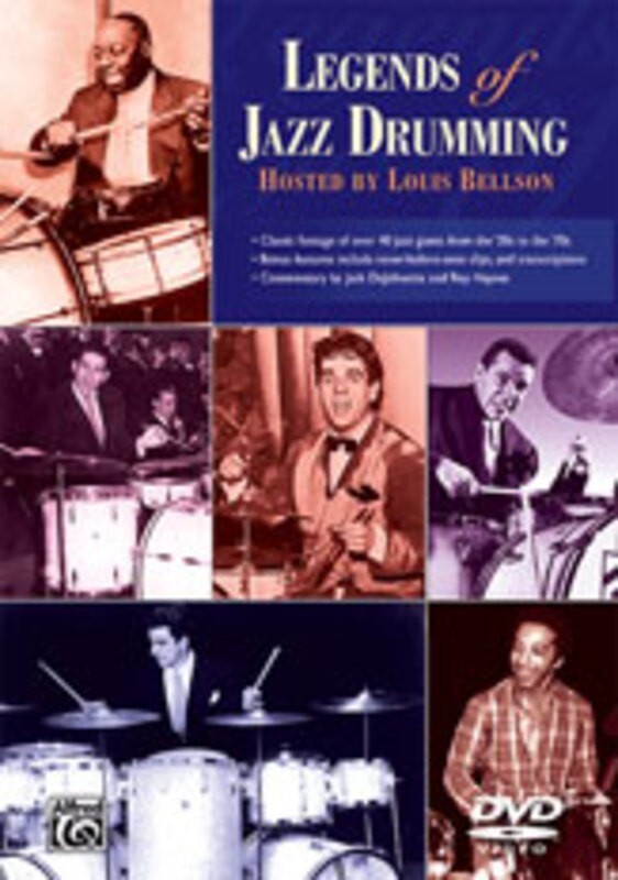 Legends Of Jazz Drumming DVD Book