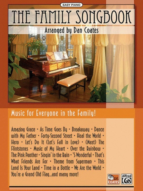 Family Songbook Arr Coates Easy Piano Book
