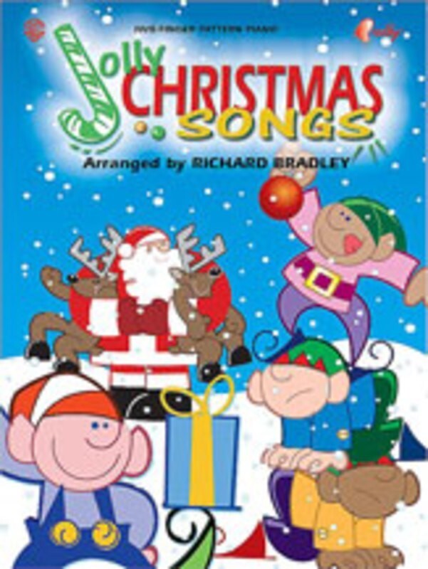 Jolly Christmas Songs Five Finger Pattern Book