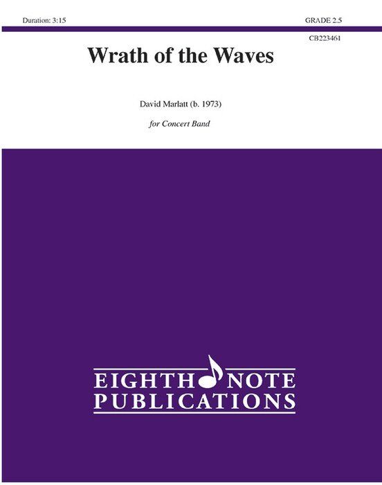 Marlatt - Wrath of the Waves CB2.5 Score and Parts for Band