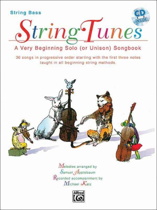String Tunes Double Bass Book/CD Arr Applebaum Book