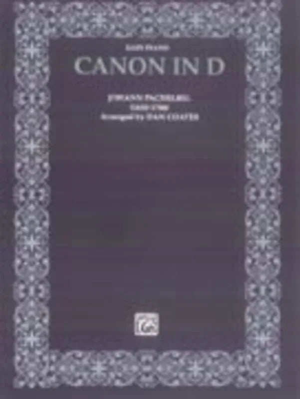 Pachelbel Canon in D Easy Piano Arrangement by Dan Coates - Alfred Music, 6 Pages