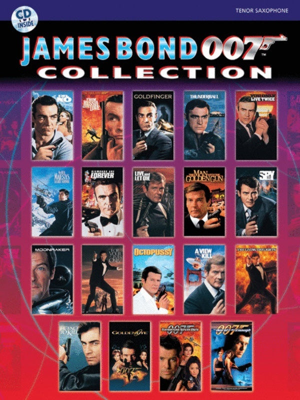 James Bond 007 Collection Book/CD Tenor Saxophone Book