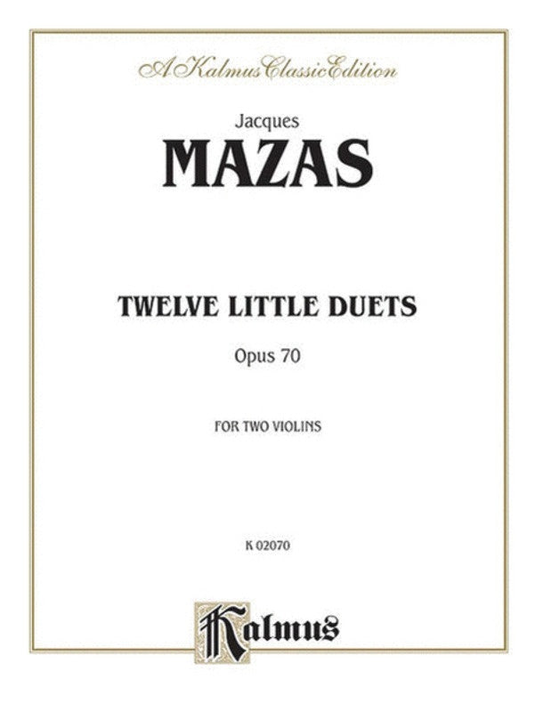 Little Duets 12 Op 70 Complete 2 Violin Book