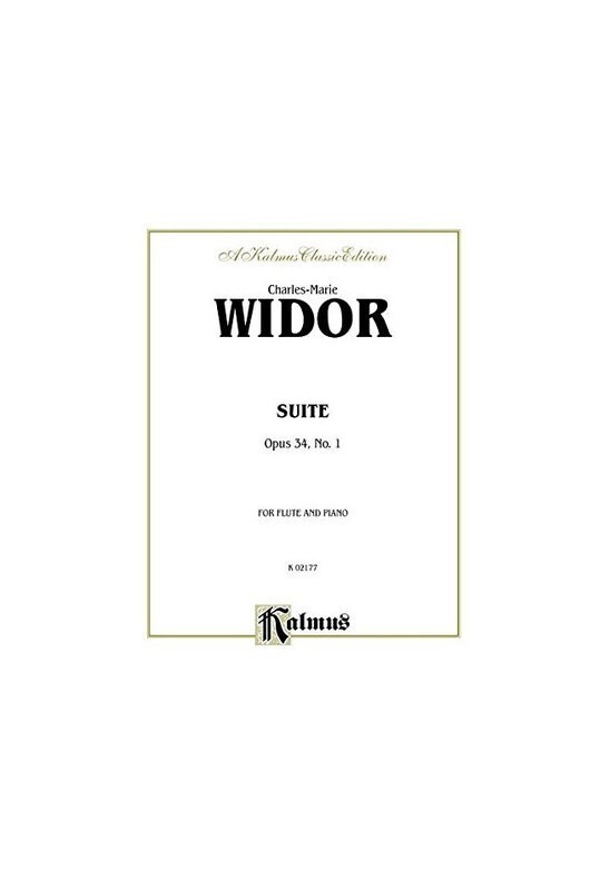 Suite Op 34 No 1 Flute Piano Book