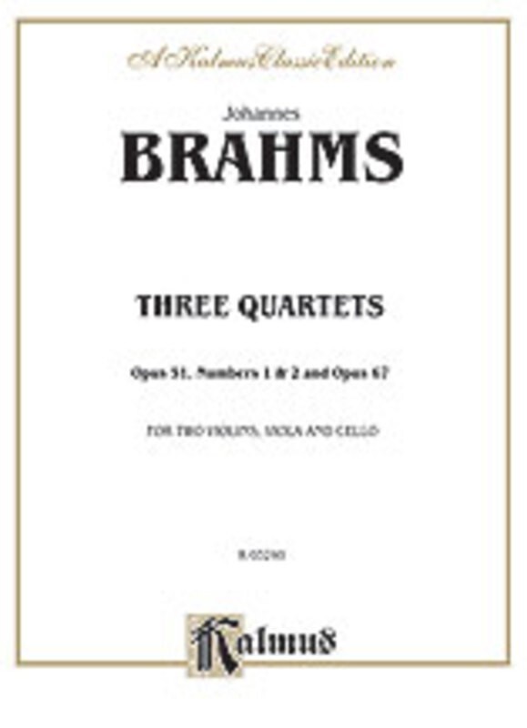 Quartets 3 Op 51 Nos 1 And 2 Op 67 2Violin Viola Vc Book