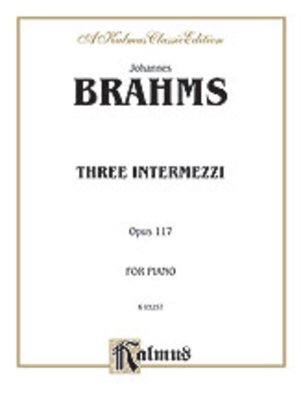 Intermezzi 3 Op 117