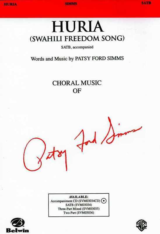 Huria Swahili Freedom Song SATB