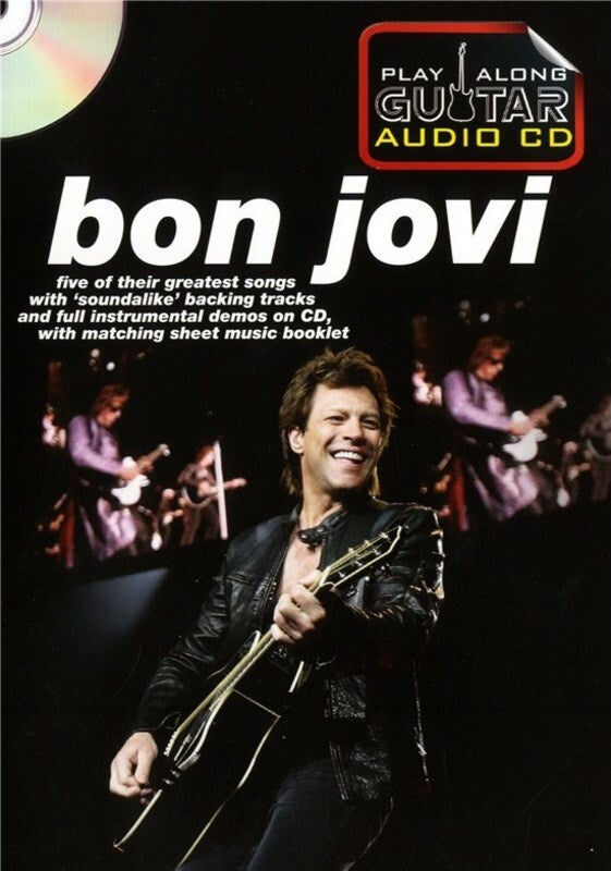 Playalong Guitar Bon Jovi Booklet/CD (Softcover Book/CD)