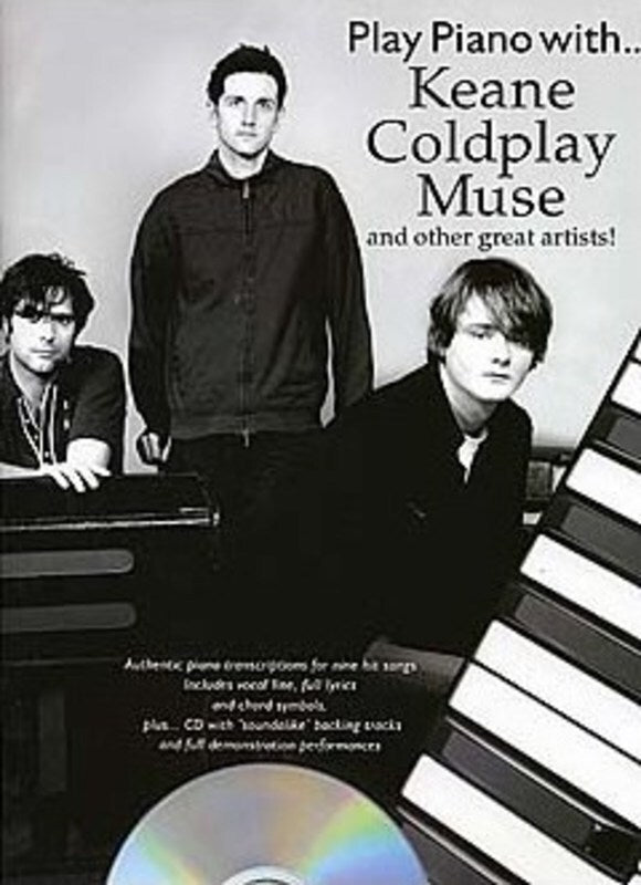 Play Piano With Keane Coldplay Muse Softcover Book/CD