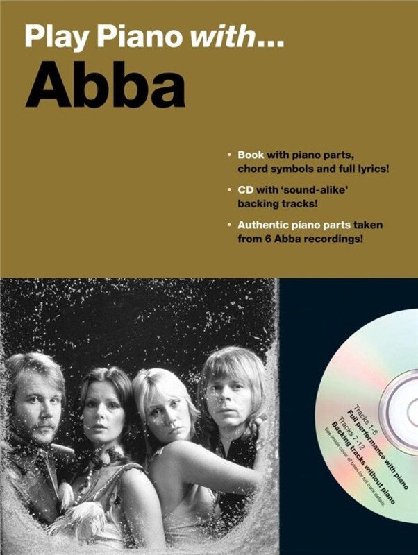 Play Piano With ABBA PVG Softcover Book/CD