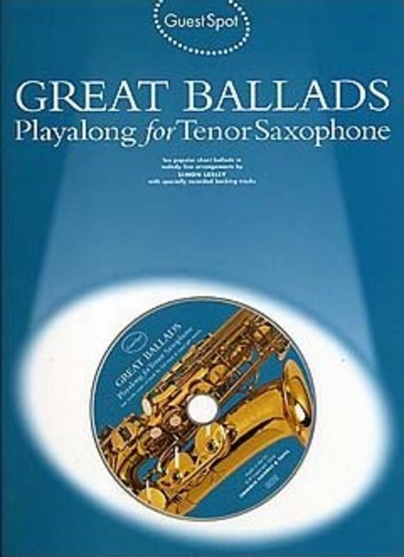 Guest Spot Great Ballads Tenor Sax Softcover Book/CD