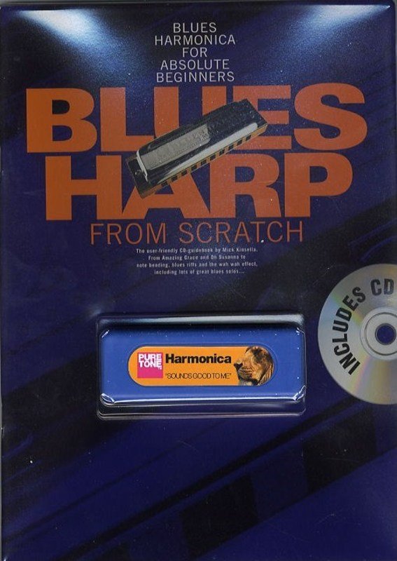 Blues Harp from Scratch Book/CD with Harmonica