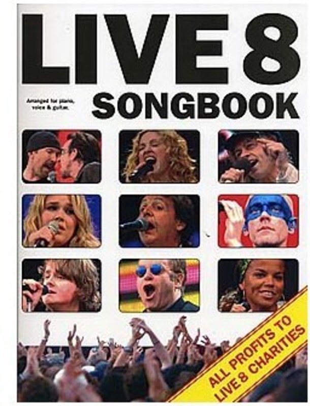 Live 8 Songbook PVG (Softcover Book)