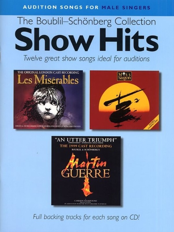 Audition Songs Male Show Hits Book/CD