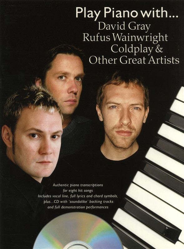 Play Piano With Gray Coldplay Etc PVG Softcover Book/CD