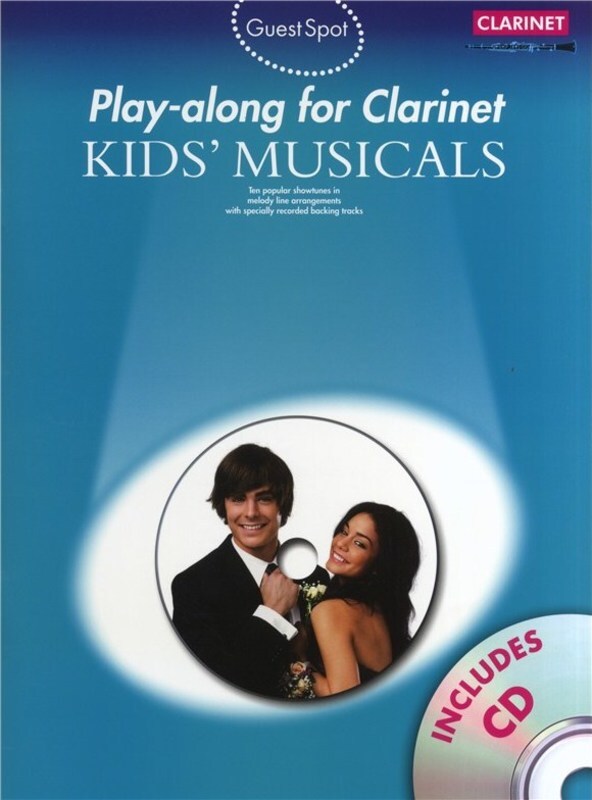 Guest Spot Kids Musicals Clarinet Softcover Book/CD