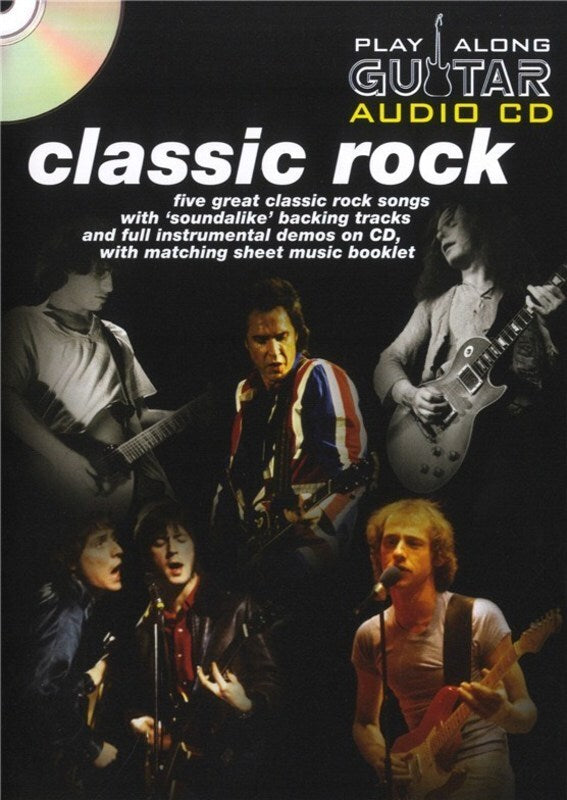 Play Along Guitar Classic Rock Booklet/CD (Softcover Book/CD)